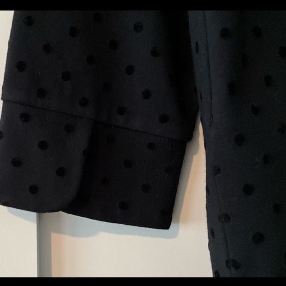 J. Crew Black 3/4 Sleeve Scoop Neck Blouse - Picture 3 of 5